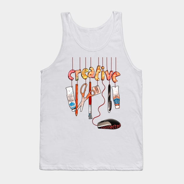 Connected Creative Tank Top by micklyn